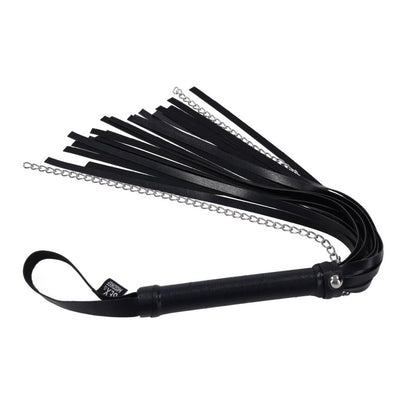 S&M Shadow Chain Flogger - Black Flogger Whip - SS10307