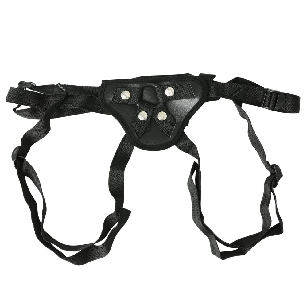 SPORTSHEETS Ember Strap-On Harness - Black Adjustable Strap-On Harness (No Probe Included) - SS69003