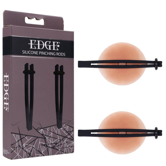 EDGE Silicone Pinching Rods - Black Nipple Restraints - SS98065