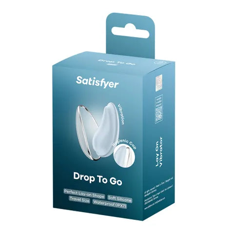 Satisfyer Drop To Go - Blue USB Rechargeable Clitoral Stimulator