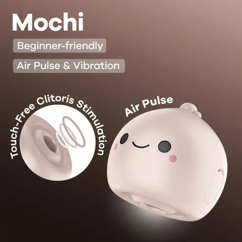 Satisfyer Mochi - Beige USB Rechargeable Air Pulse Stimulator