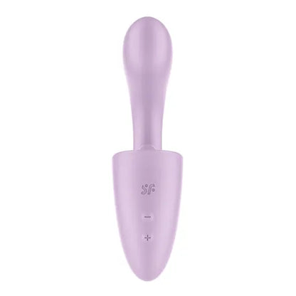 Satisfyer Tongue Expert - Violet 18 cm USB Rechargeable Vibrator with Flicking Clit Stimulator