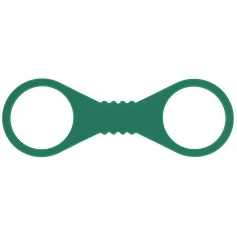 Sex & Mischief Indica Large Silicone Cuffs - Green Large Restraints