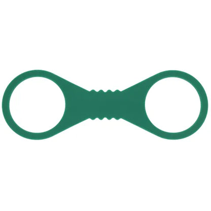 Sex & Mischief Indica Large Silicone Cuffs - Green Large Restraints