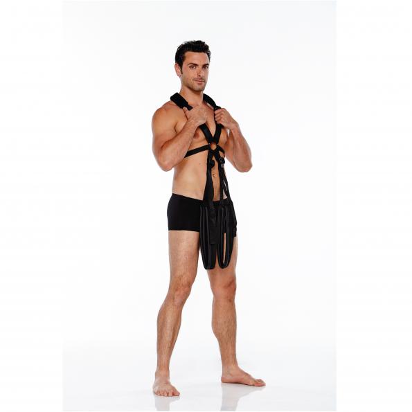 WhipSmart Body Swing - Black Body Swing Harness-WS968-00