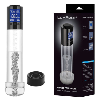LuvPump Smart Penis Pump - Clear USB Rechargeable Automatic Penis Pump - ZD-05-09