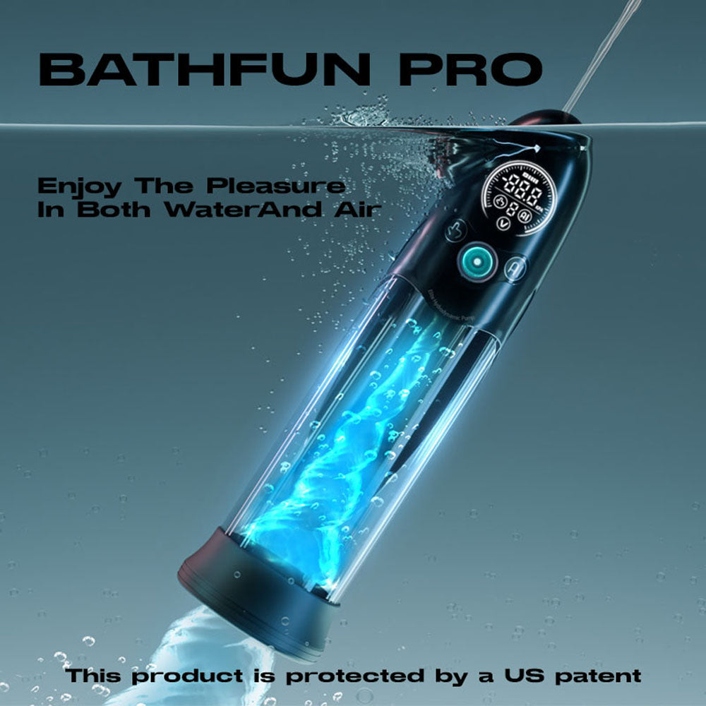 LuvPump Bathfun Pro - USB Rechargeable Waterproof Smart Automatic Penis Pump - ZD-50