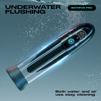LuvPump Bathfun Pro - USB Rechargeable Waterproof Smart Automatic Penis Pump - ZD-50