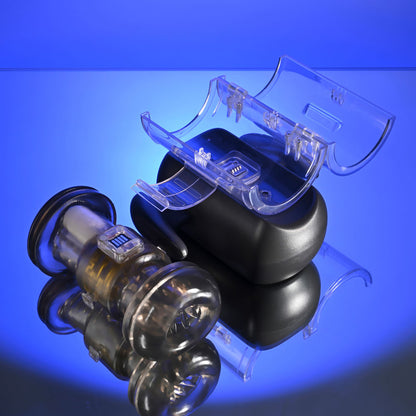 Zero Tolerance HOLD ME TIGHT - Black USB Rechargeable Vibrating Auto Stroker with Phone Holder-ZE-RS-6817-2