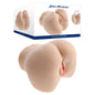 Zero Tolerance LETS GET READY TO RUMBLE - Flesh USB Rechargeable Vibrating Doggy Style Torso Masturbator - ZE-RS-7678-2