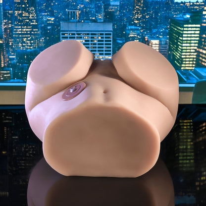 Zero Tolerance LETS GET READY TO RUMBLE - Flesh USB Rechargeable Vibrating Doggy Style Torso Masturbator - ZE-RS-7678-2