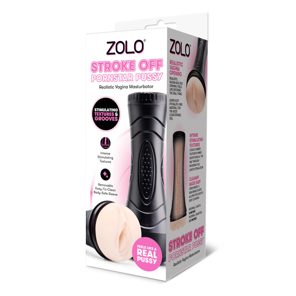 Zolo STROKE OFF Pornstar Pussy - Flesh Vagina Stroker - ZO-3016