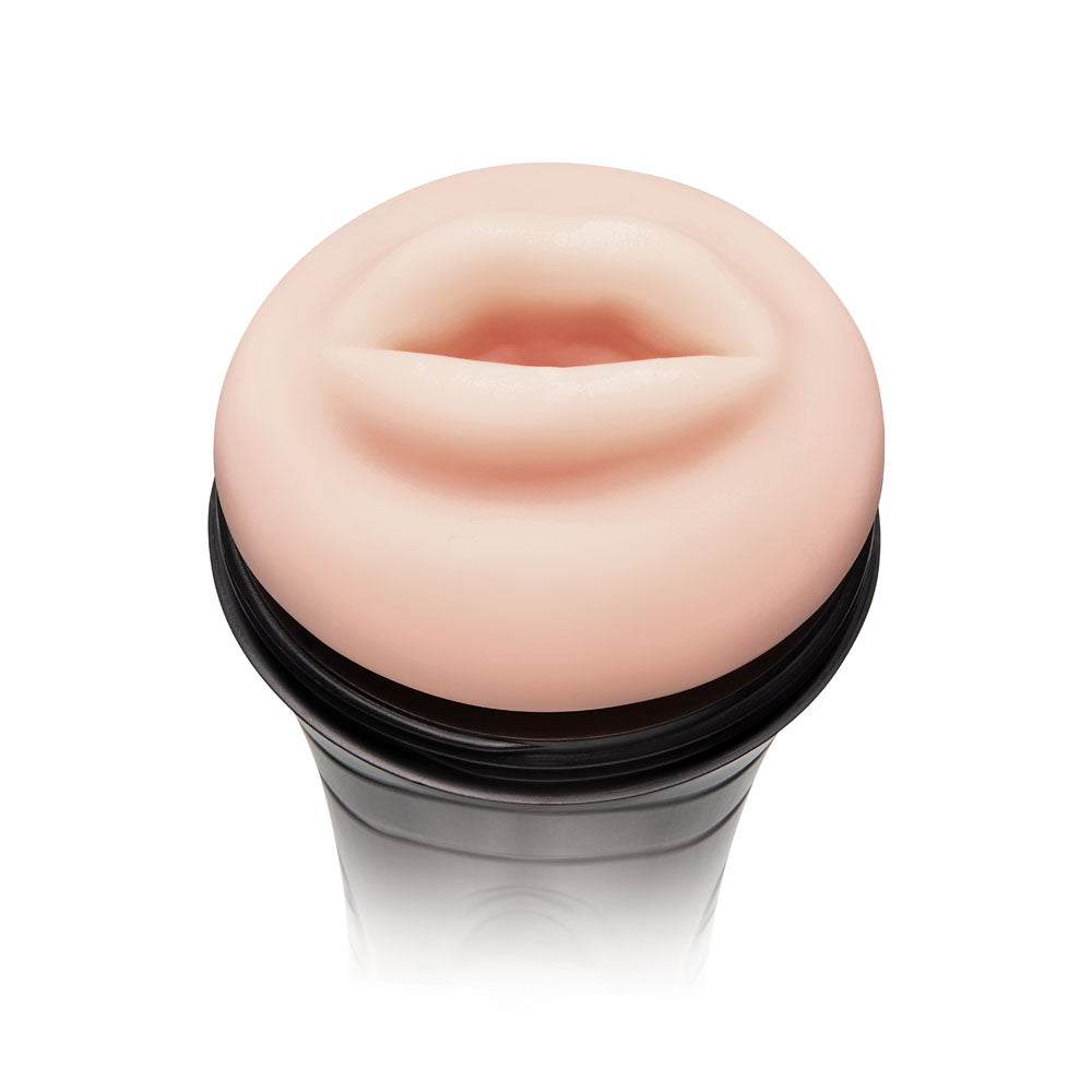 Zolo STROKE OFF Deep Throat BJ - Flesh Mouth Stroker - ZO-3017
