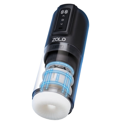 Zolo HAWK TUAH Ultimate BJ Stroker - USB Rechargeable Thrusting & Rotating Auto Stroker - ZO-6078