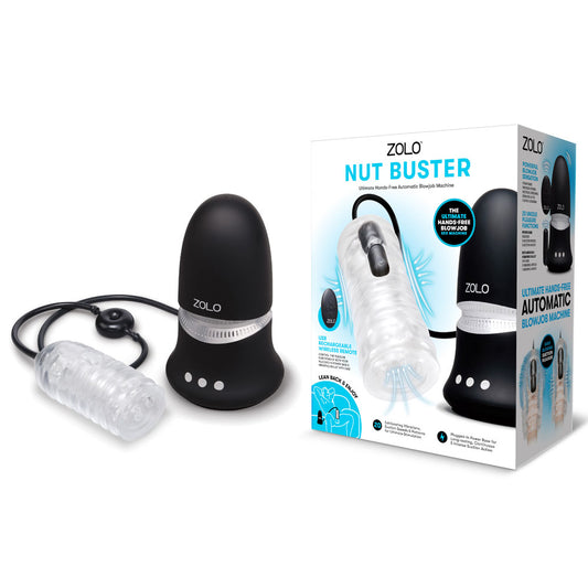 Zolo NUT BUSTER - Mains Powered Hands Free Automatic Blowjob Machine - ZO-6080